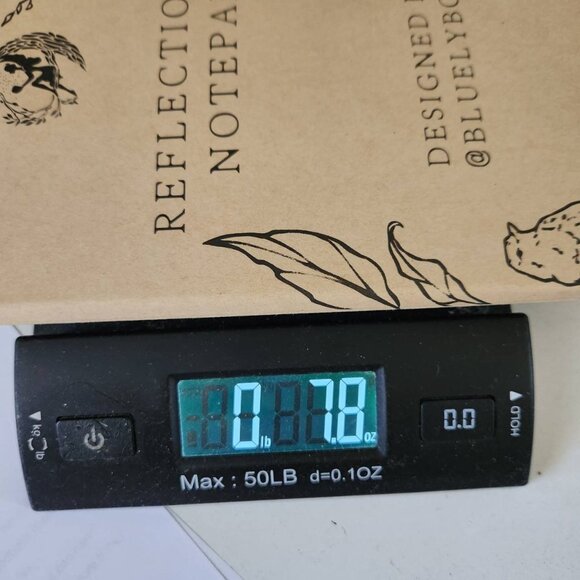 Reflections Daily Planner Notepad By Bluelyboo  8.5" x 5.5"  Green & Pink Floral - Picture 8 of 8